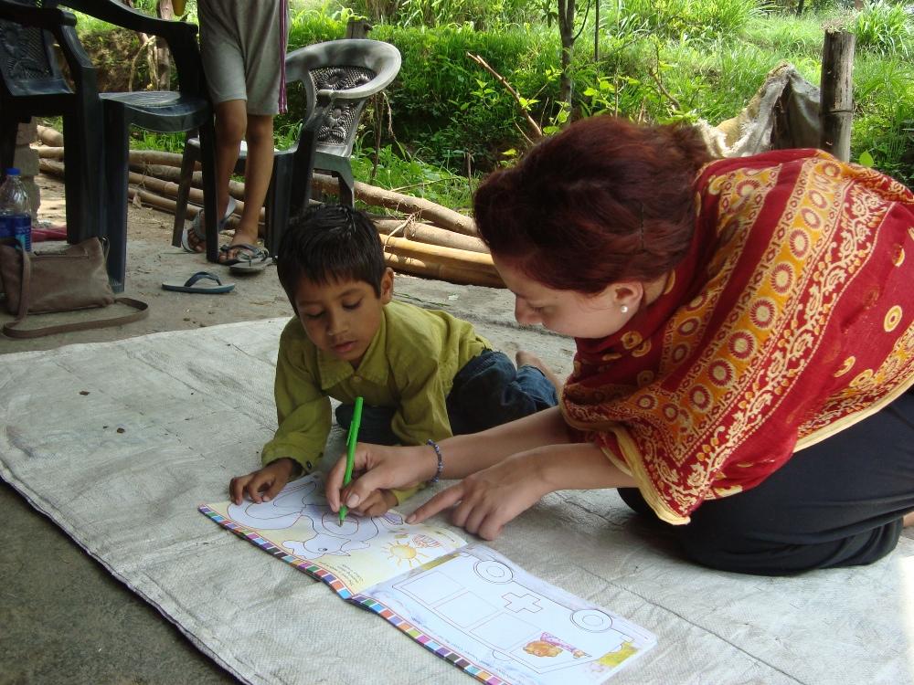 volunteer teaching in palampur